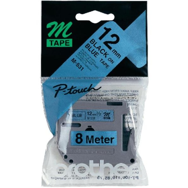 Nastro Brother MK531BZ nero-blu - Z06137