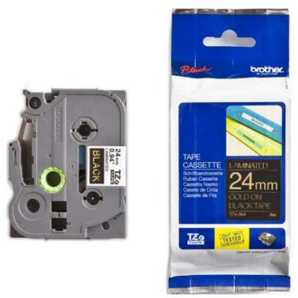 Nastro Brother TZ354/TZE354 (TZE354) oro-nero - Z06157