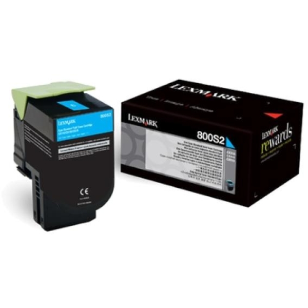 Toner Lexmark 800S2 (80C0S20) ciano - Z07363