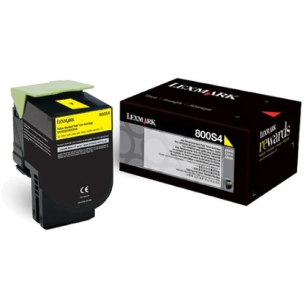Toner Lexmark 802SKE (80C0S40) giallo - Z07365