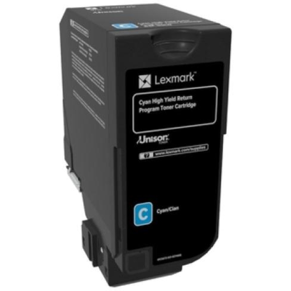 Toner Lexmark CX725 (84C2HC0) ciano - Z07404