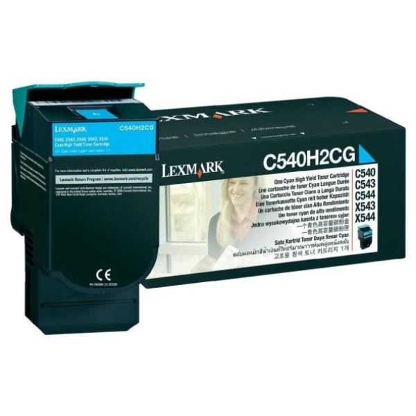 Toner Lexmark C540H2CG ciano - Z07445
