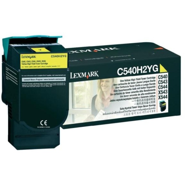 Toner Lexmark C540H2YG giallo - Z07448