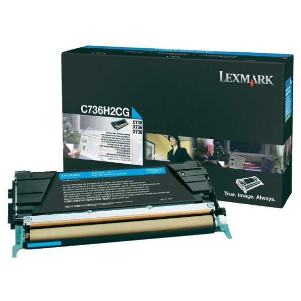 Toner Lexmark C736H2CG ciano - Z07462