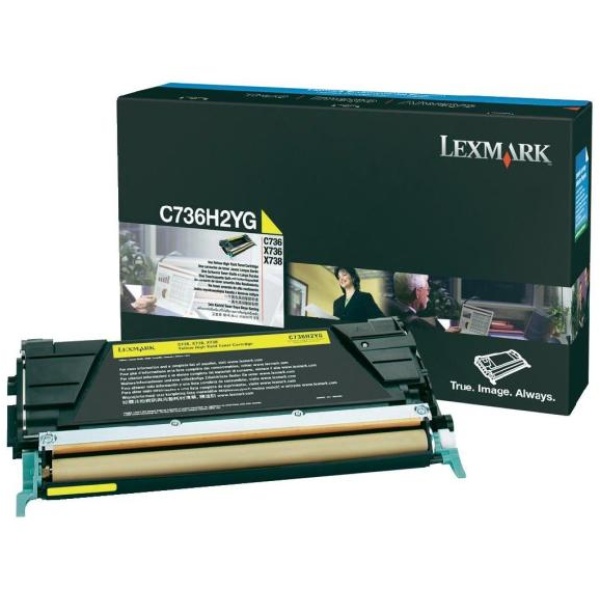 Toner Lexmark C736H2YG giallo - Z07465