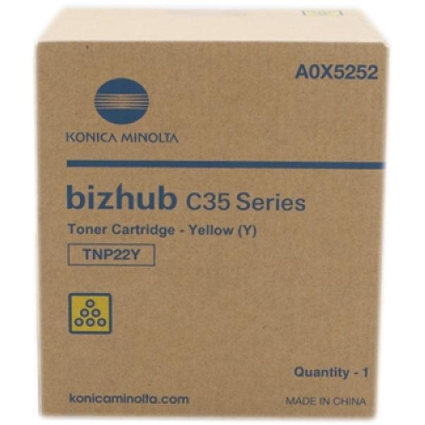 Toner Konica-Minolta TNP22Y (A0X5252) giallo - Z07699