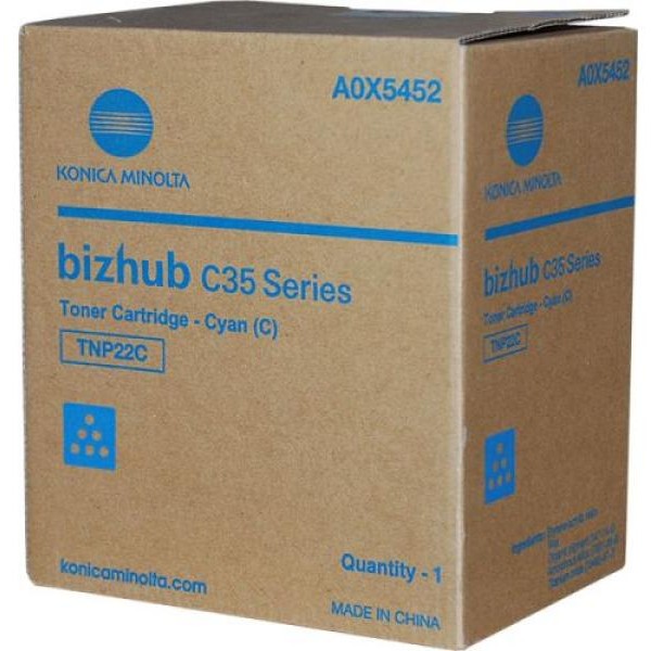 Toner Konica-Minolta TNP22C (A0X5452) ciano - Z07704
