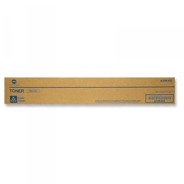 Toner Konica-Minolta TN-512C (A33K452) ciano - Z07718