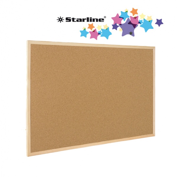 Lavagna sughero 60x90cm starline - Z09262