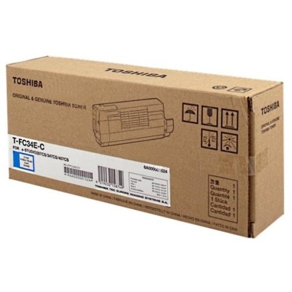 Toner Toshiba T-FC34EC (6A000001524) ciano - Z09360