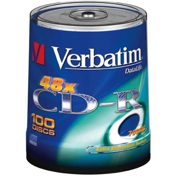Scatola 100 cd-r datalife spindle 1x-52x 700mb serigrafato extra protection - Z09436