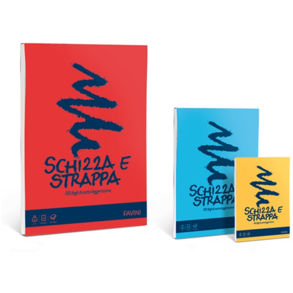 Blocco schizzastrappa 150fg 50gr a6 105x148mm favini - Z09594