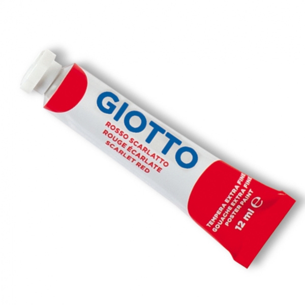 Tempera giotto tubo 4 (12ml) rosso scarlatto 08 - Z09629