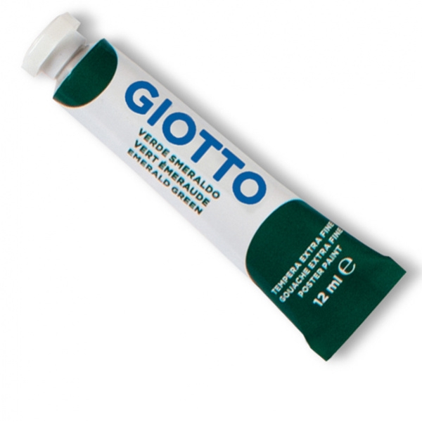Tempera giotto tubo 4 (12ml) verde smeraldo 14 - Z09635