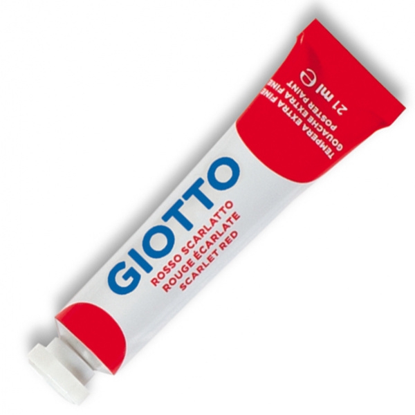 Tempera giotto tubo 7 (21ml) rosso scarlatto 08 - Z09647