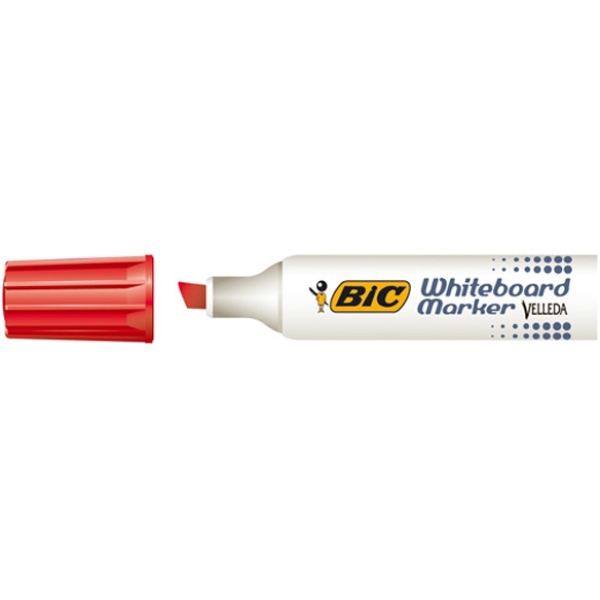 Pennarello velleda 1781 rosso p.scalpello whiteboard bic - Z09685