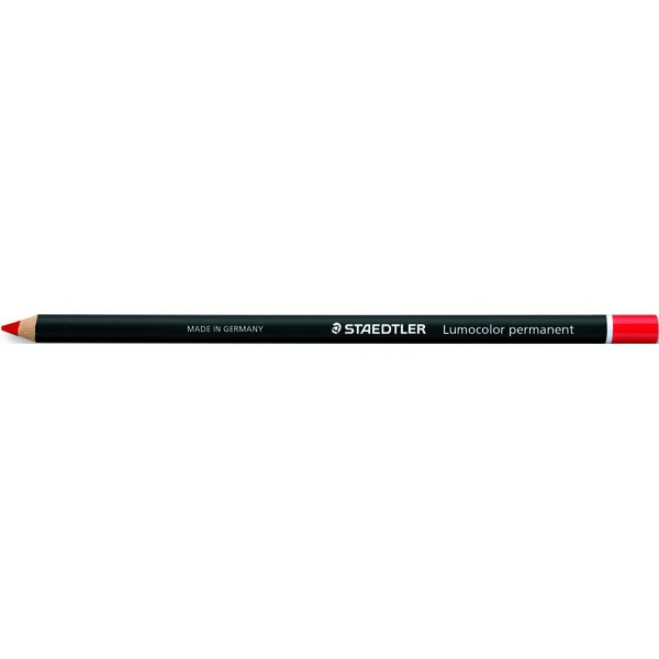 Matita lumocolor® permanente glasochrom rosso staedtler - Z09787