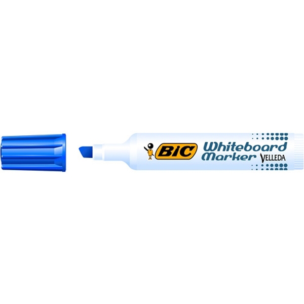 Pennarello velleda 1791 punta scalpello whiteboard nero bic® - Z09793