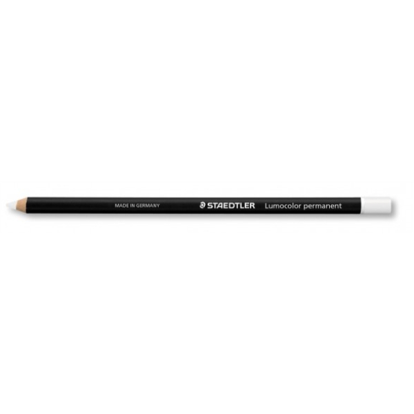 Matita lumocolor® permanente glasochrom bianco staedtler - Z09804