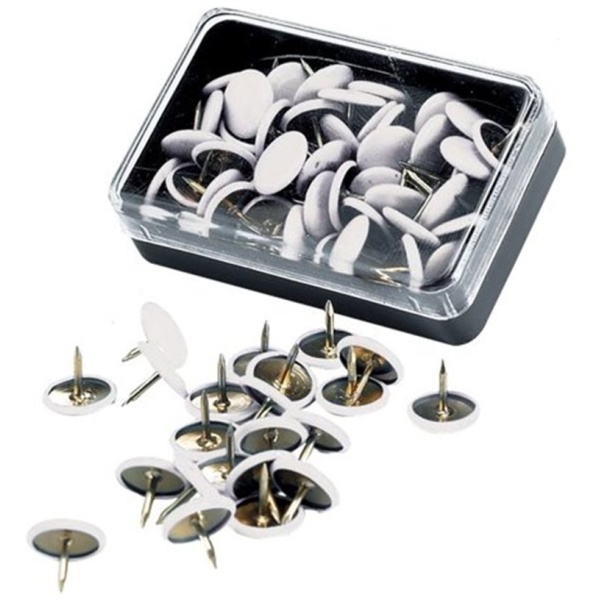 Scatola 50 puntine bianco inflex - Z09826