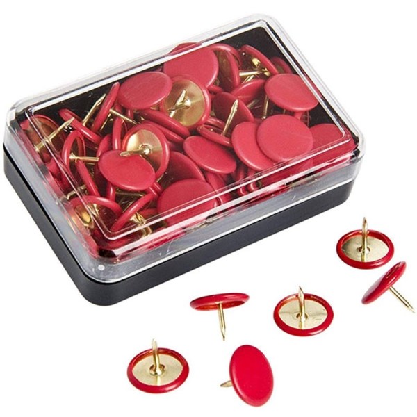 Scatola 50 puntine rosso inflex - Z09827