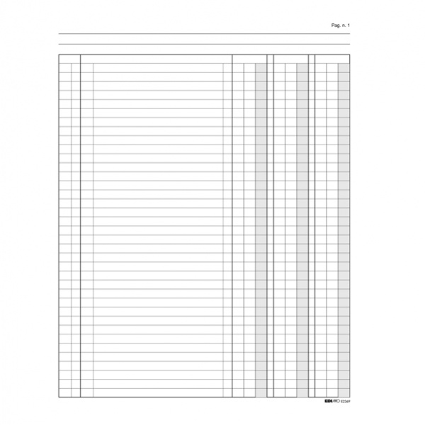 Registro libro inventari 31x24,5 92pag. e2369 - Z09853