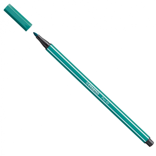 Pennarello stabilo pen 68/51 blu turchese - Z09944