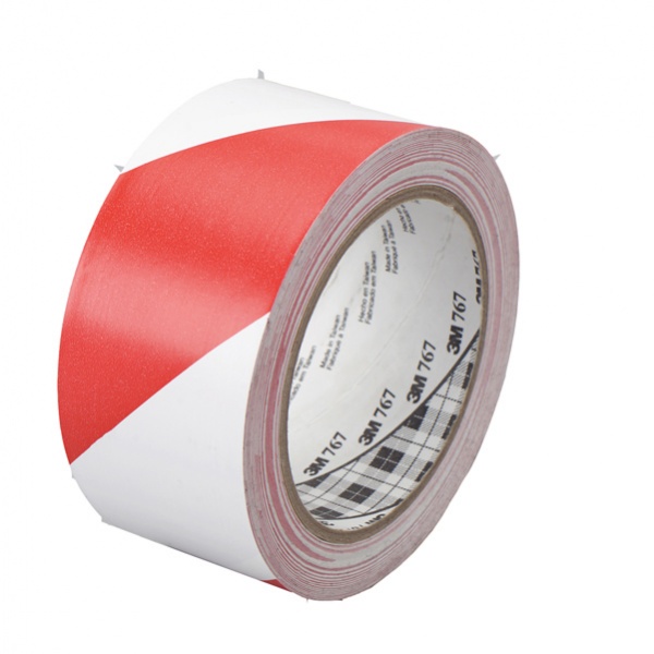 Nastro adesivo 50mmx33mt bianco/rosso scotch 767 - Z09963
