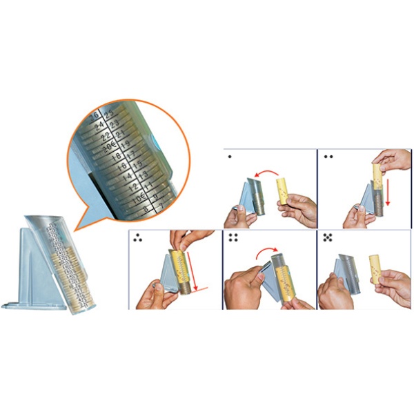 Set 8 tubi per separa monete cm018/cm020 - Z10319