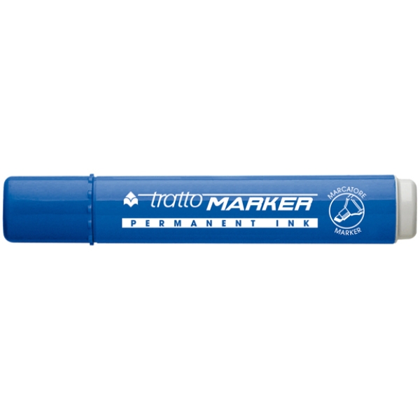 Marcatore tratto marker blu p.scalpello - Z10433