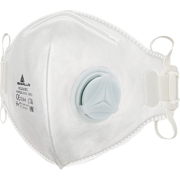 Scatola 10 mascherine filtranti ffp1 con valvola - pieghevole vert. - Z10482