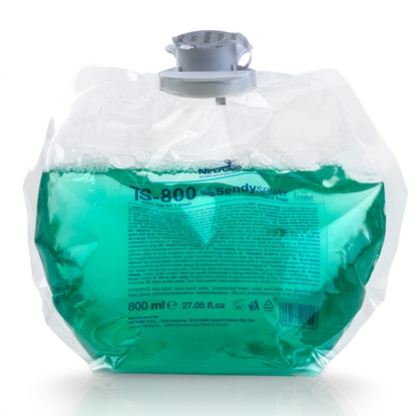 Ricarica sapone sendy spray t-s 800ml - sapone spray con glicerina - Z10650