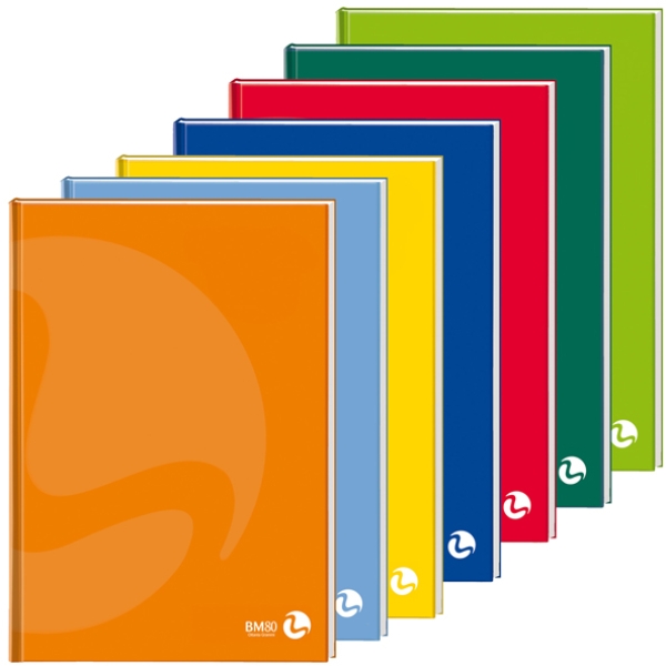 Maxiquaderno cartonato A4 80gr 192fg+1 5mm color 80 bm - Z10756