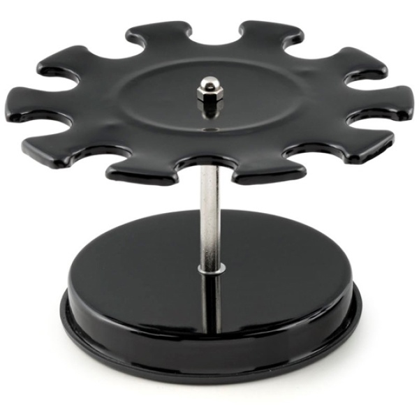Portatimbri circolare 10posti nero in metallo koala - Z10997