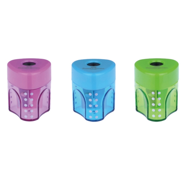 Temperamatite 1 foro mini triangolare con serbatoio faber castell - Z11400