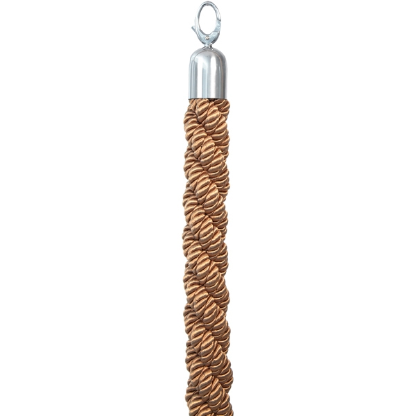 Cordone intrecciato 150cm bronzo per colonnina segnapercorso securit - Z11433