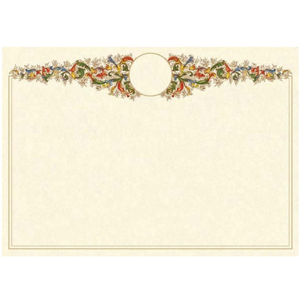 Blister 10 diplomi pergamena 210x297mm 160gr 14-6284 kartos - Z11674