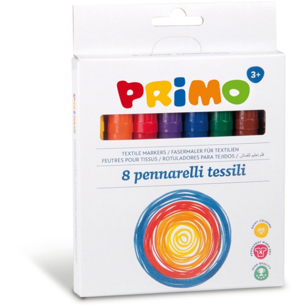 Pennarelli per tessuto astuccio 8 colori - Z11949