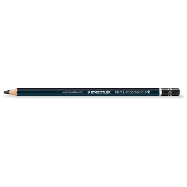 Matita tipo carboncino mars lumograph black 2b staedtler - Z12054