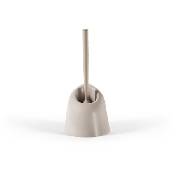 Portascopino angolare in plastica bianco - Z12078