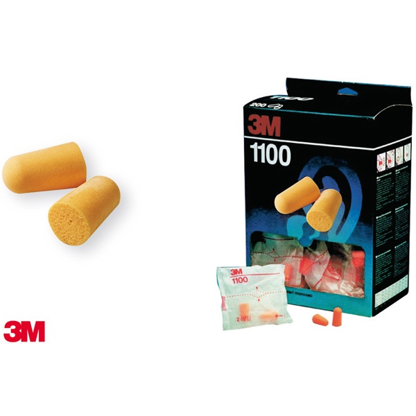 200 coppie di inserti auricolari modellabili 1100 3m - Z12160