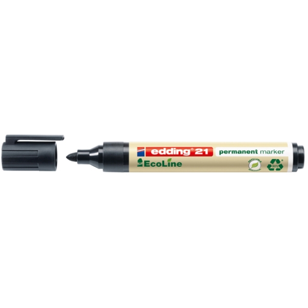 Marcatore permanente 21 ecoline p.conica nero edding - Z12383