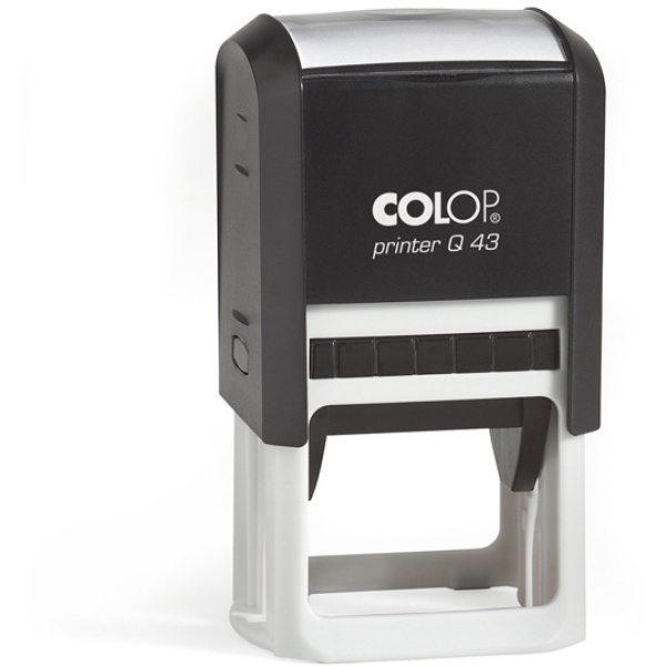 Timbro printer q43 43mm quadrato autoinchiostrante colop - Z12543