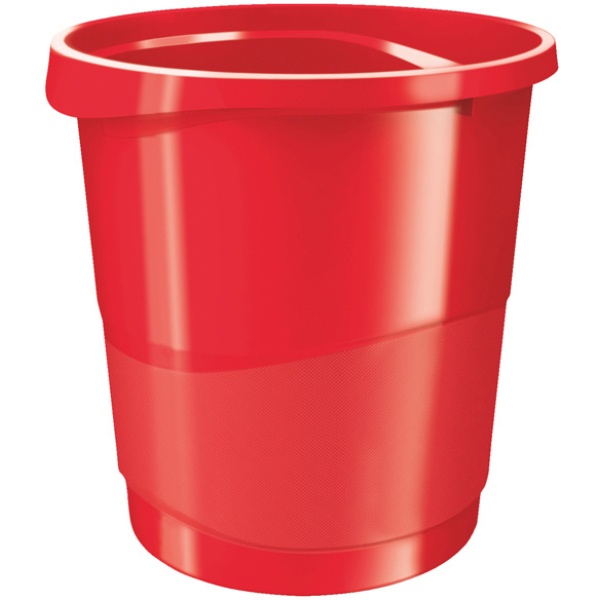 Cestino gettacarte europost rosso vivida 14lt esselte - Z12575