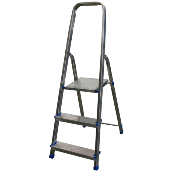 Scala alluminio domestica 3 gradini stella basic - Z12673