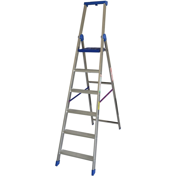 Scala alluminio professionale 6 gradini climb evolution - Z12678