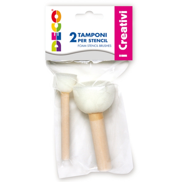 Blister 2 tamponi in spugna per stencil art.06830 cwr - Z12787