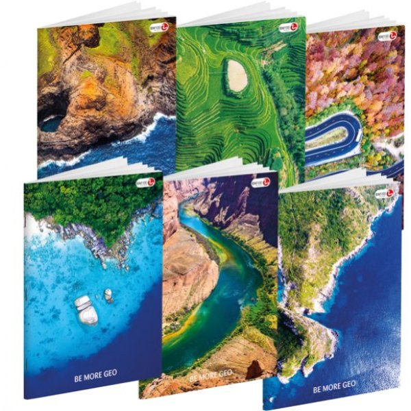 Maxiquaderno A4 36fg+2 100gr 4mm c/margine GEO Be More Special 2018 BM - Z12900