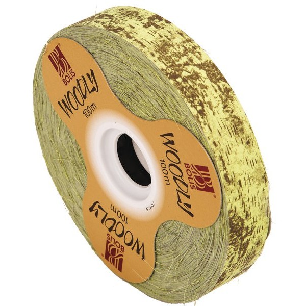 Rotolo nastro Woodly Corteggia 24mmx100mt verde chiaro Bolis - Z13154