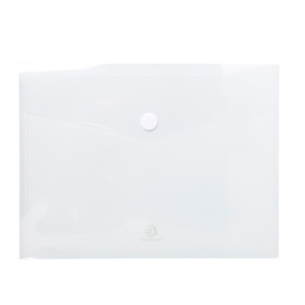 BUSTA A TASCA CON VELCRO IN PP TRASPARENTE F.TO 24X32CM PER A4 EXACOMPTA - Z13232